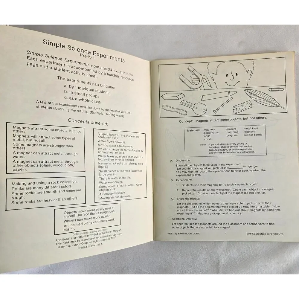 Evan-Moor Science Books Grades Pre-School/Pre-K to 3rd Grade Homeschool Teacher